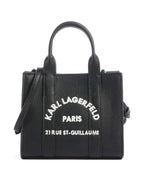 Karl Lagerfeld Top Handle Bag – White / Black 1