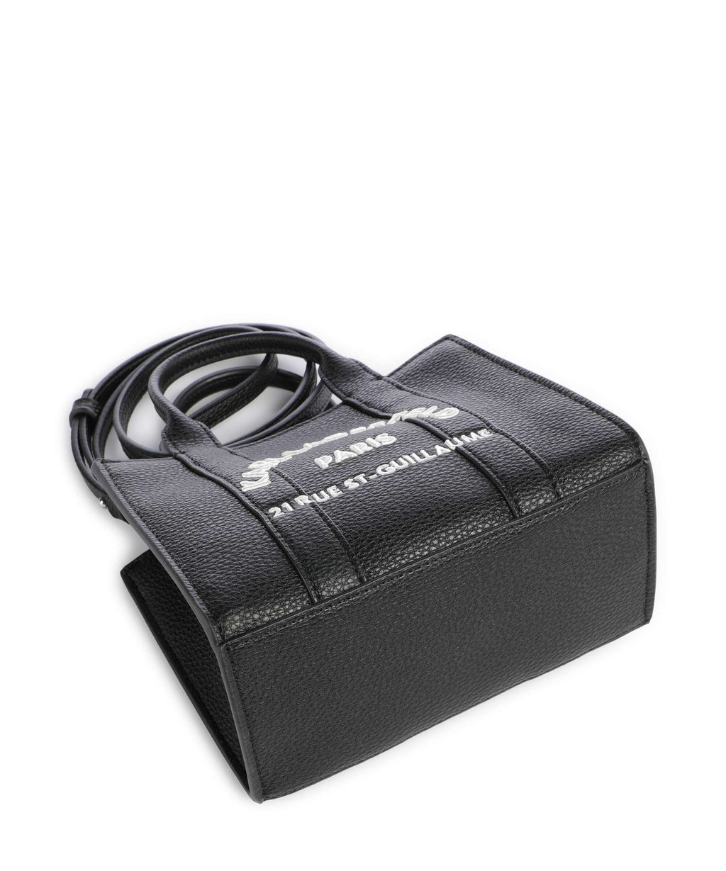 Karl Lagerfeld Top Handle Bag – White / Black 5