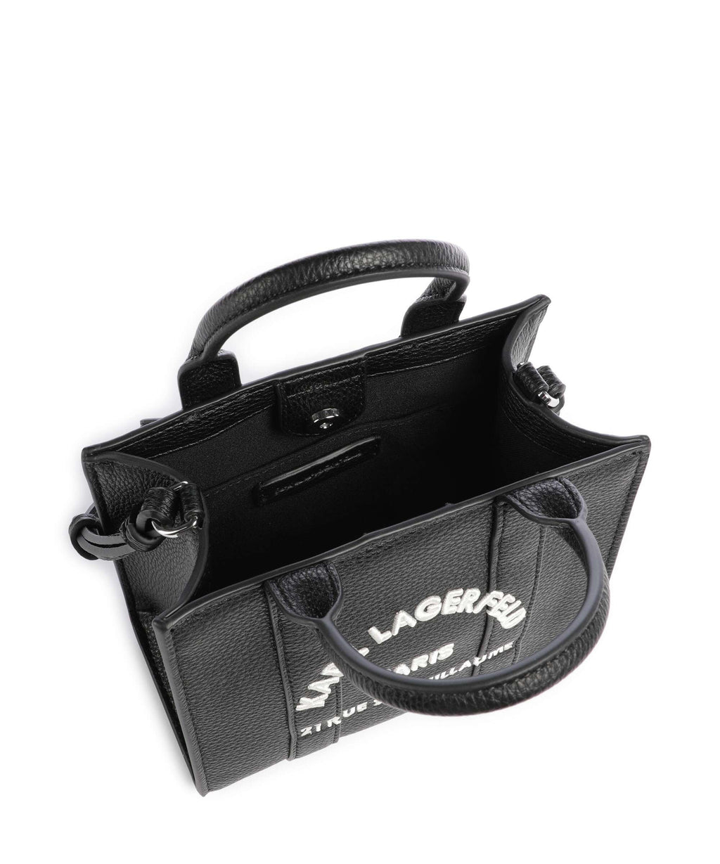 Karl Lagerfeld Top Handle Bag – White / Black 6