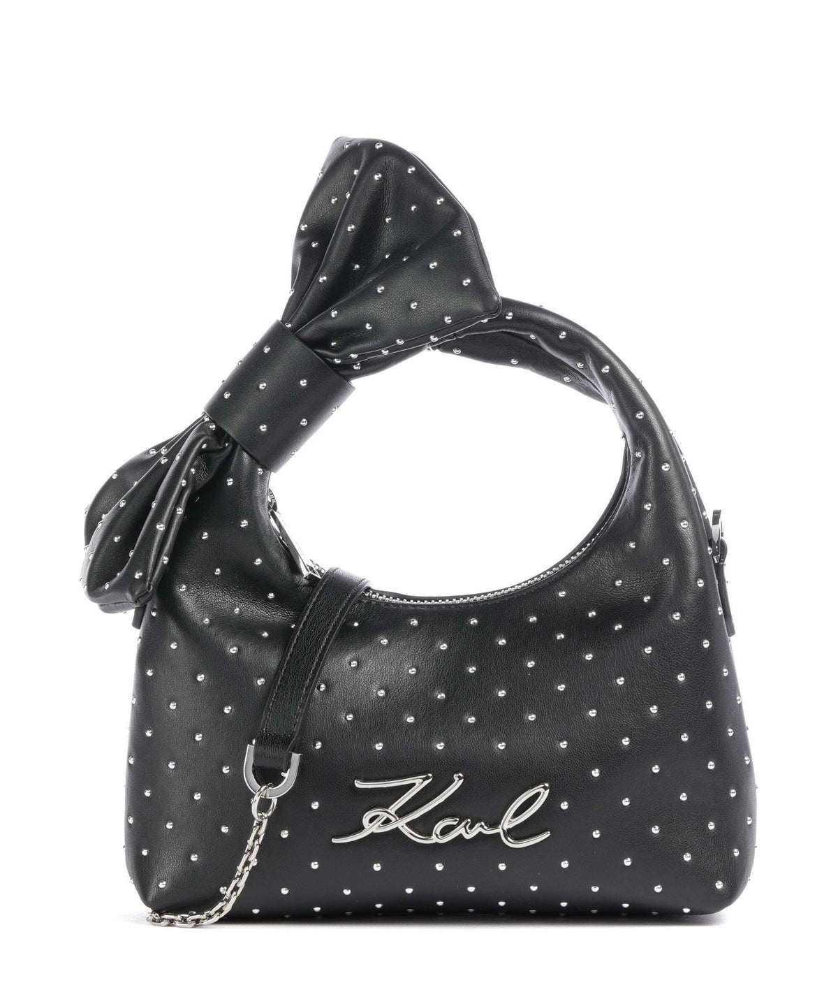 Karl Lagerfeld Top Handle Bag – Black Embellishment 1