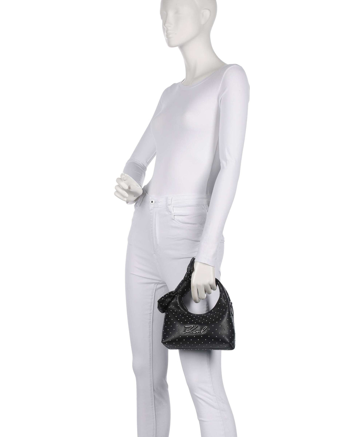 Karl Lagerfeld Top Handle Bag – Black Embellishment 3