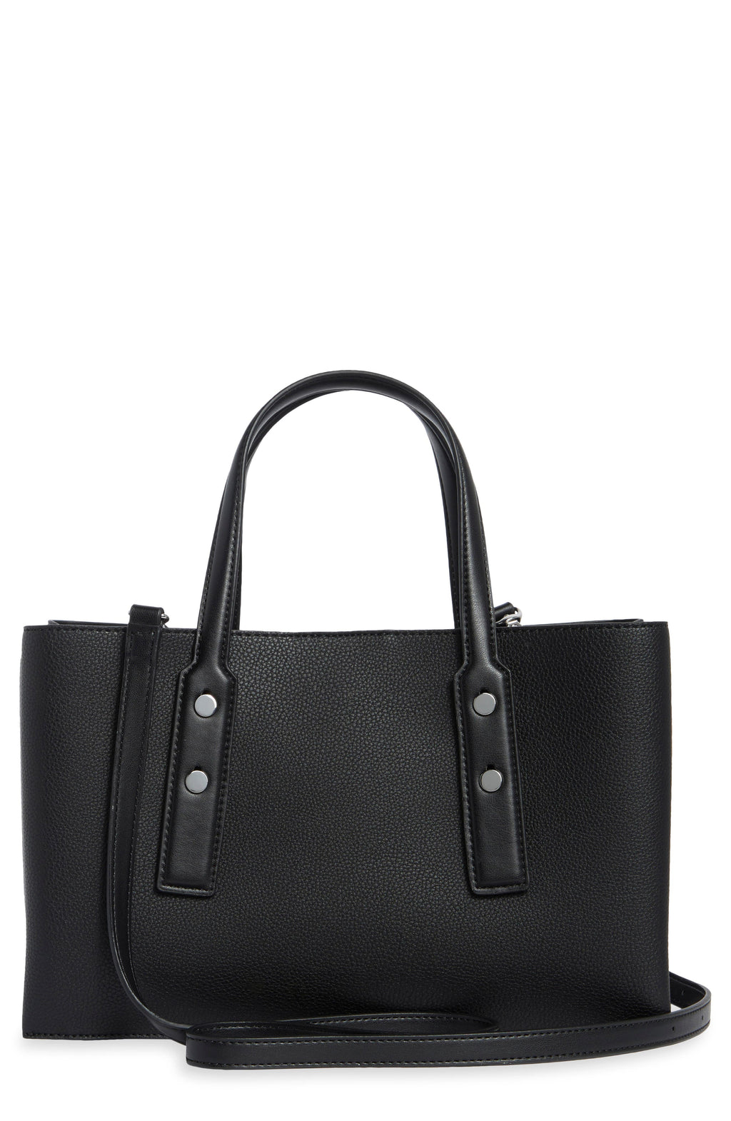 DKNY Marla Satchel Bag Black Silver - main