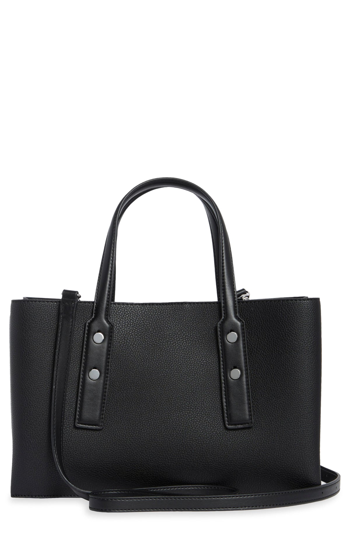DKNY Marla Satchel Bag Black Silver - main