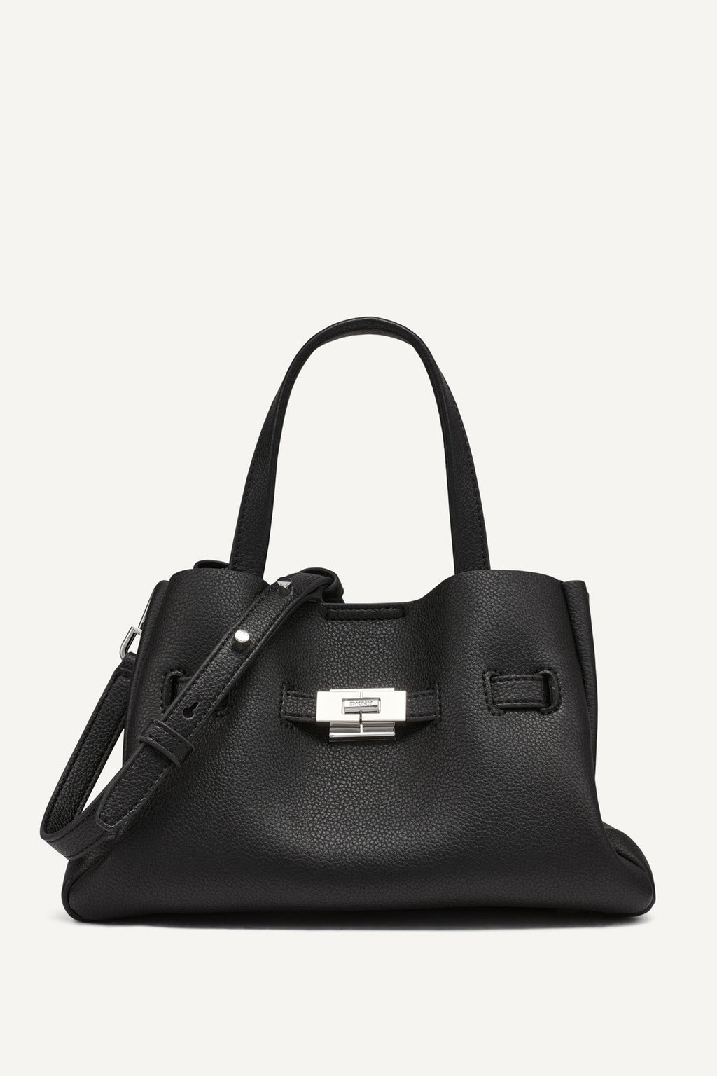 DKNY Satchel Bag – BLACK / SILVER 1