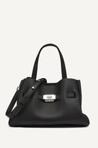 DKNY Satchel Bag – BLACK / SILVER 1