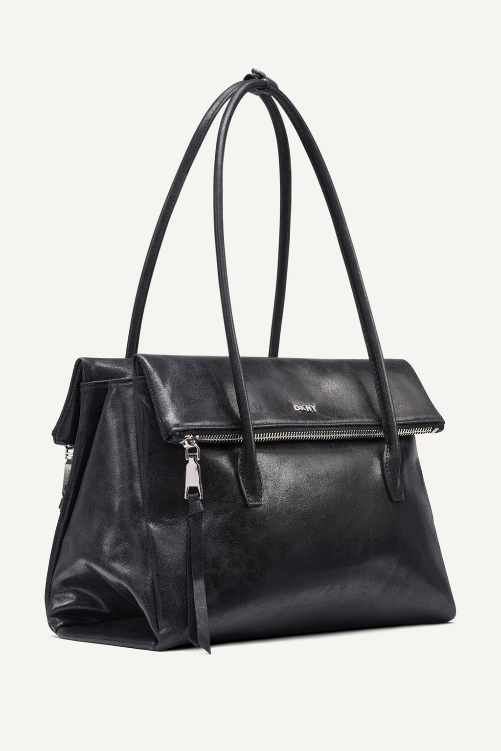 DKNY Satchel Bag – Black / Silver 3