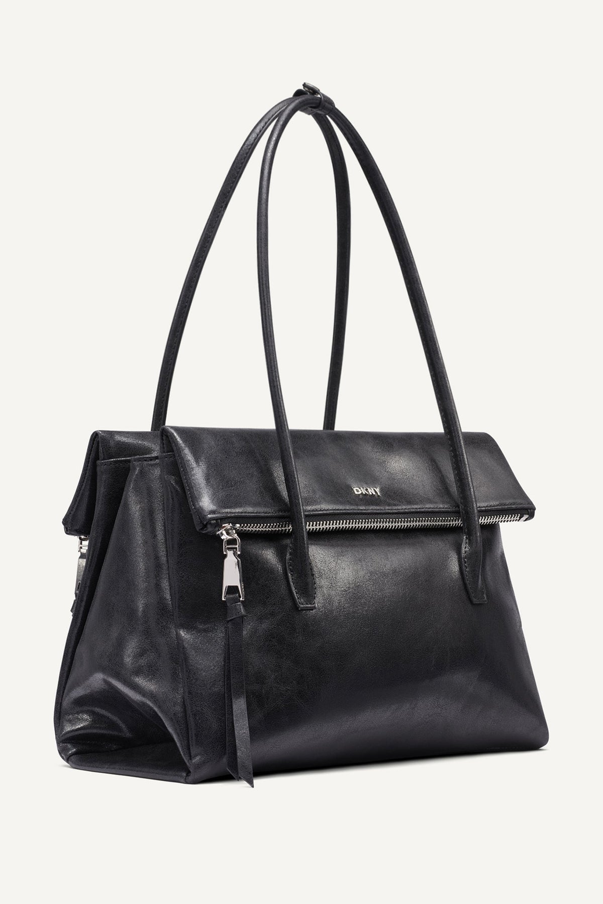 DKNY Satchel Bag – Black / Silver 3