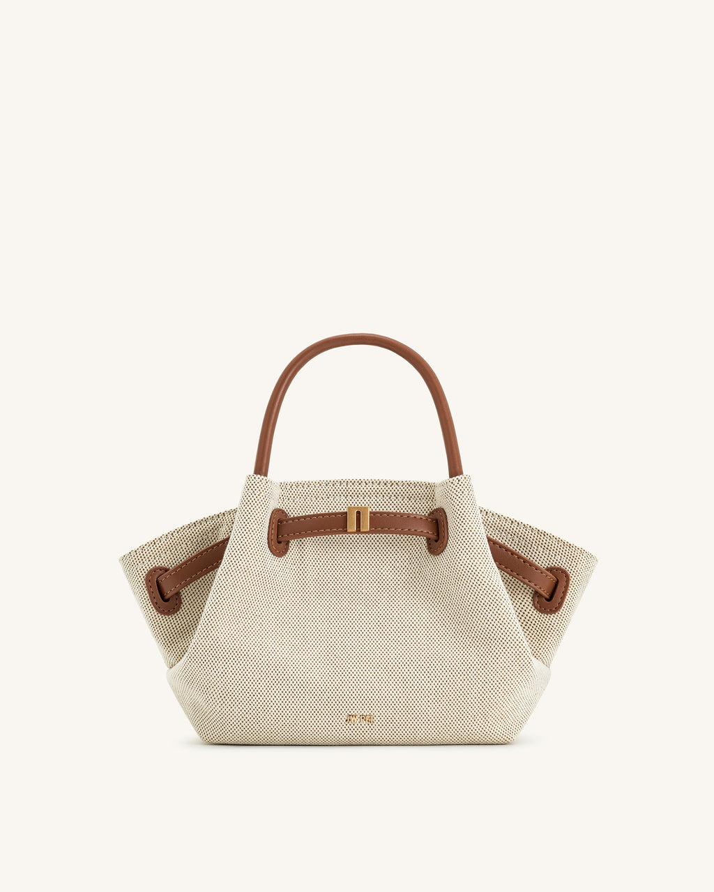 JW PEI Tote Bag – Brown Canvas 1