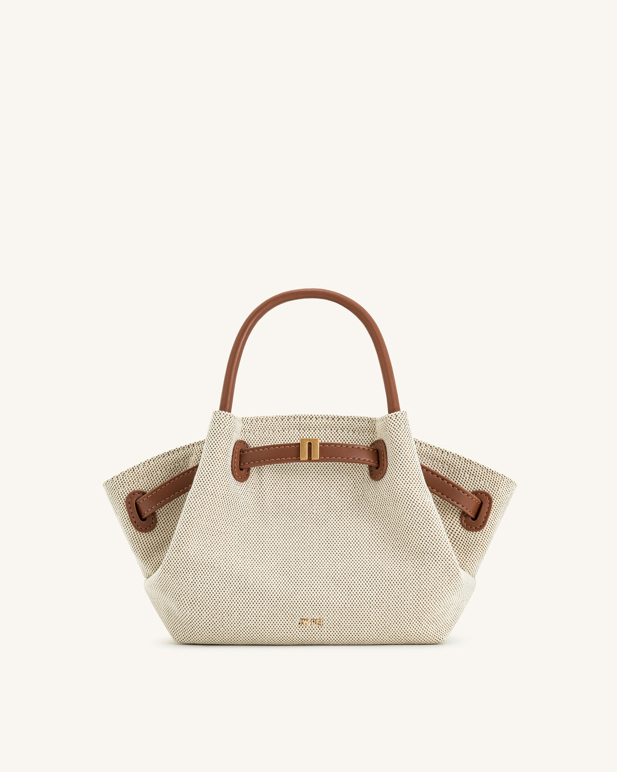 JW PEI Tote Bag – Brown Canvas 1