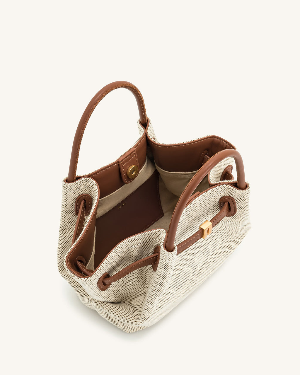 JW PEI Tote Bag – Brown Canvas 6
