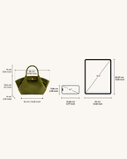 JW PEI Hana Mini Tote Bag – Dark Olive