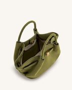 JW PEI Hana Mini Tote Bag – Dark Olive