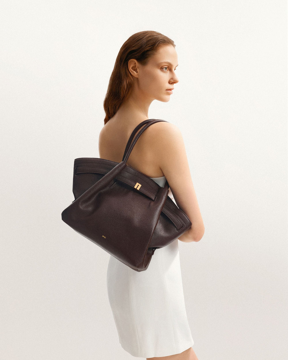 JW PEI Tote Bag – Dark Brown 2