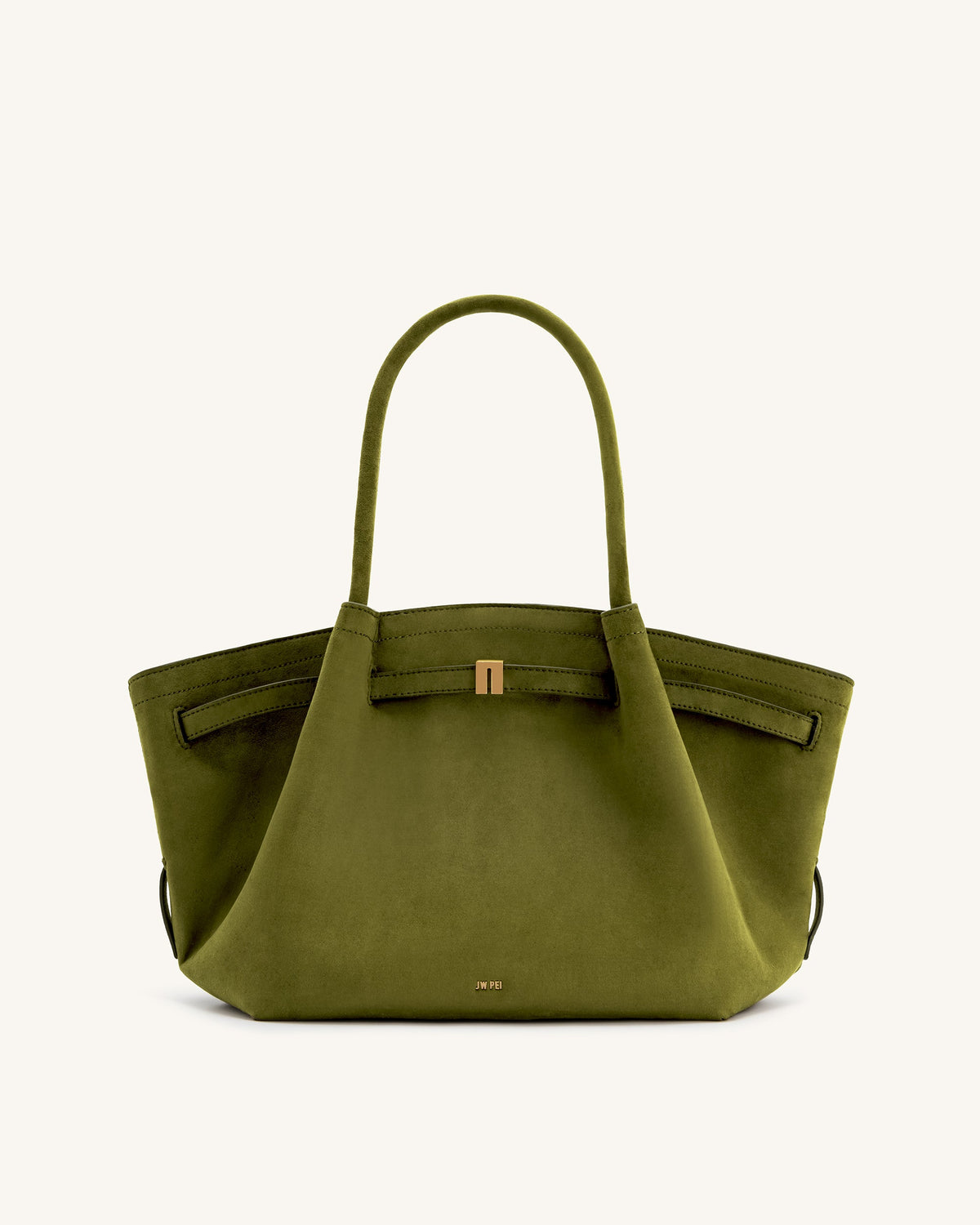 JW PEI Hana Medium Tote Bag – Dark Olive