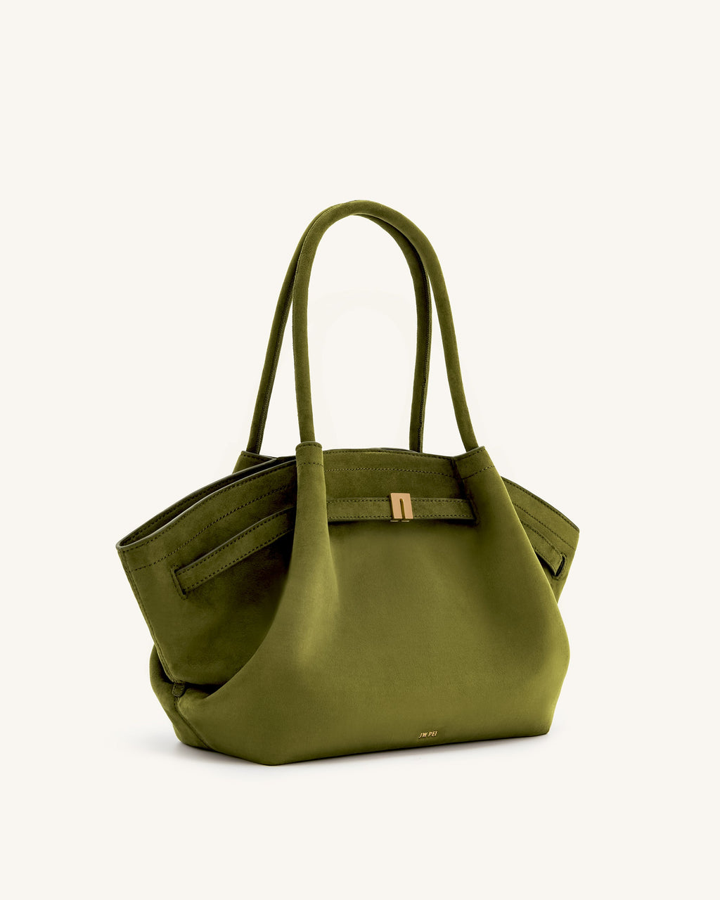 JW PEI Hana Medium Tote Bag – Dark Olive