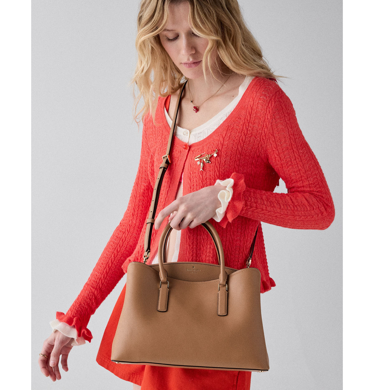Kate Spade New York Satchel Bag – Tuscan Brown 3
