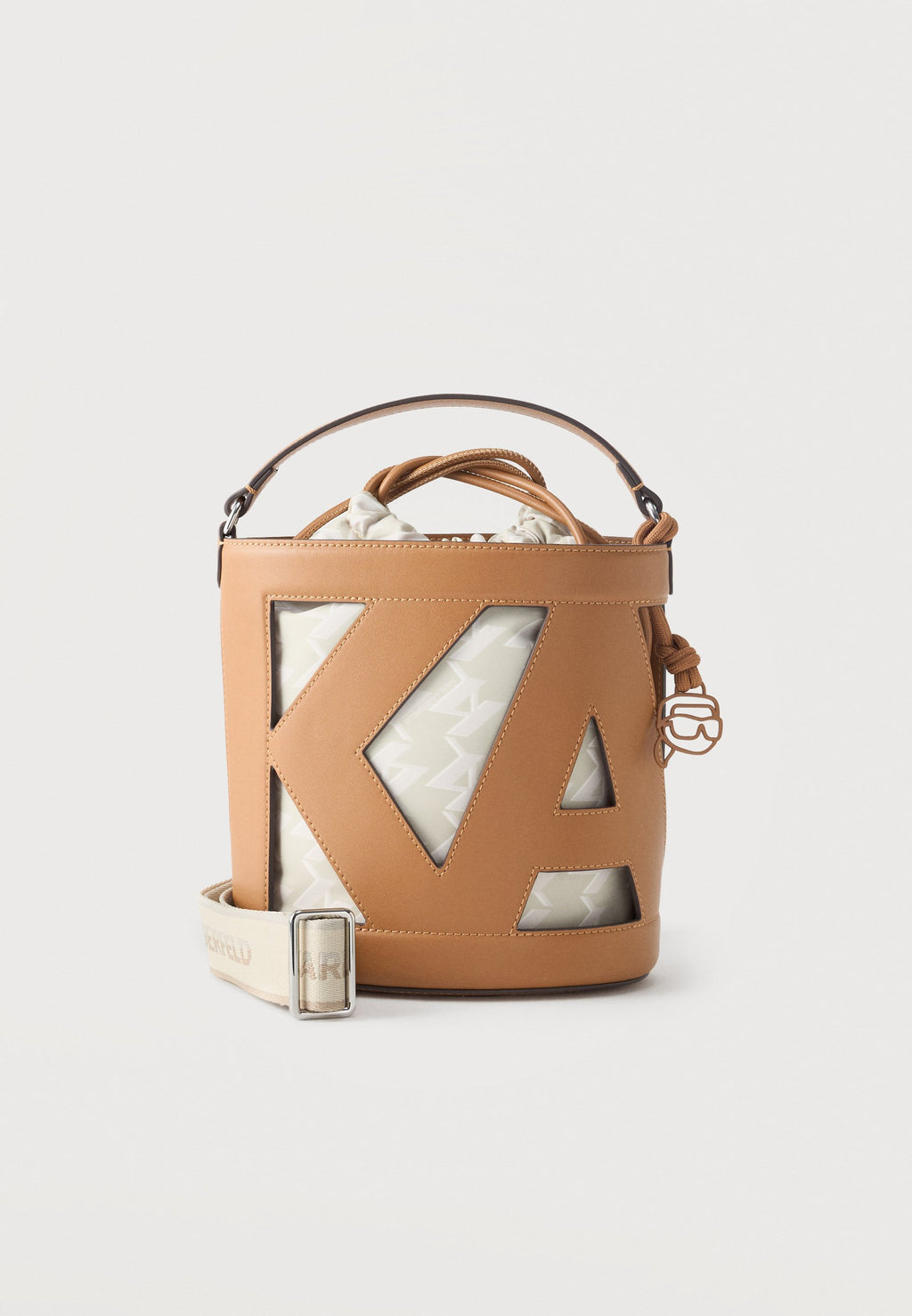 Karl Lagerfeld Bucket Bag – Cream 1