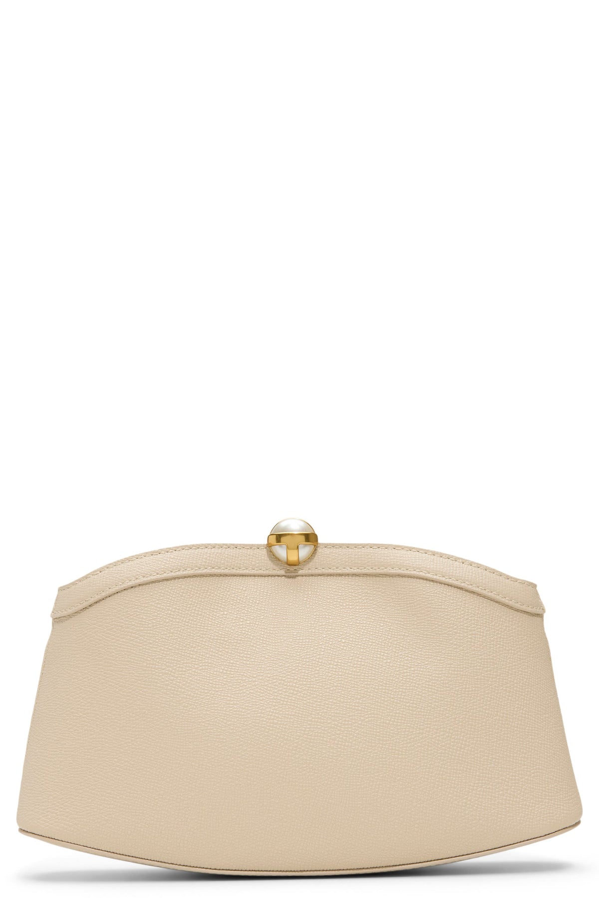 Ted Baker Clutch – Textured Open White 1