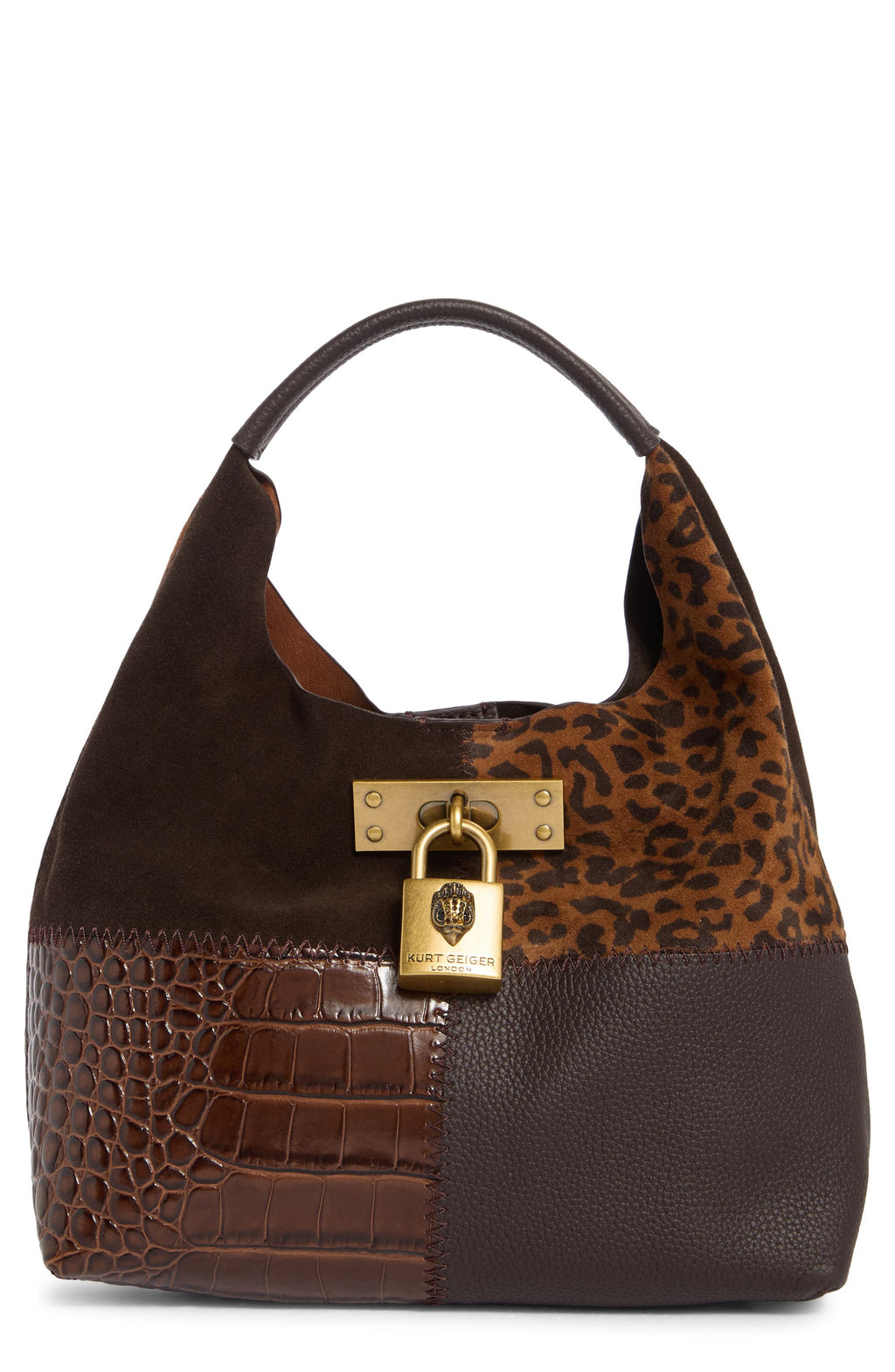 Kurt Geiger Shoulder Bag – Open Brown 2
