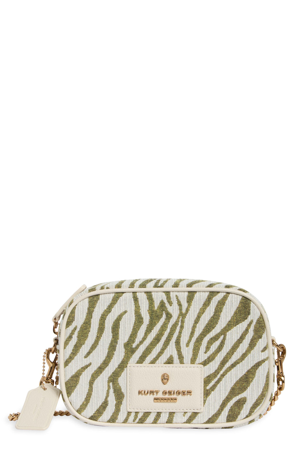 Kurt Geiger Camera Crossbody Bag – Open Green 1