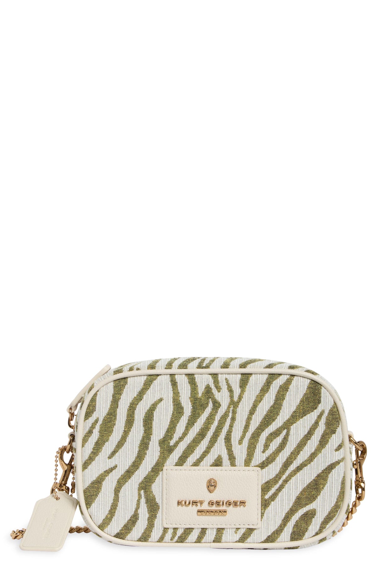 Kurt Geiger Camera Crossbody Bag – Open Green 1