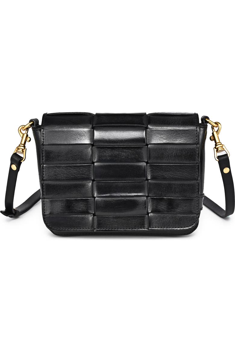OLD TREND Lupi Woven Leather – Black