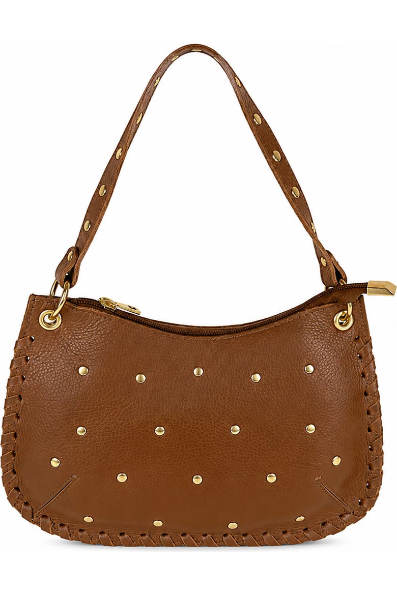 Persaman New York Elisabetta Studded Leather – Brown