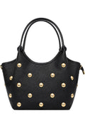 Persaman New York Caterina Studded Leather – Black