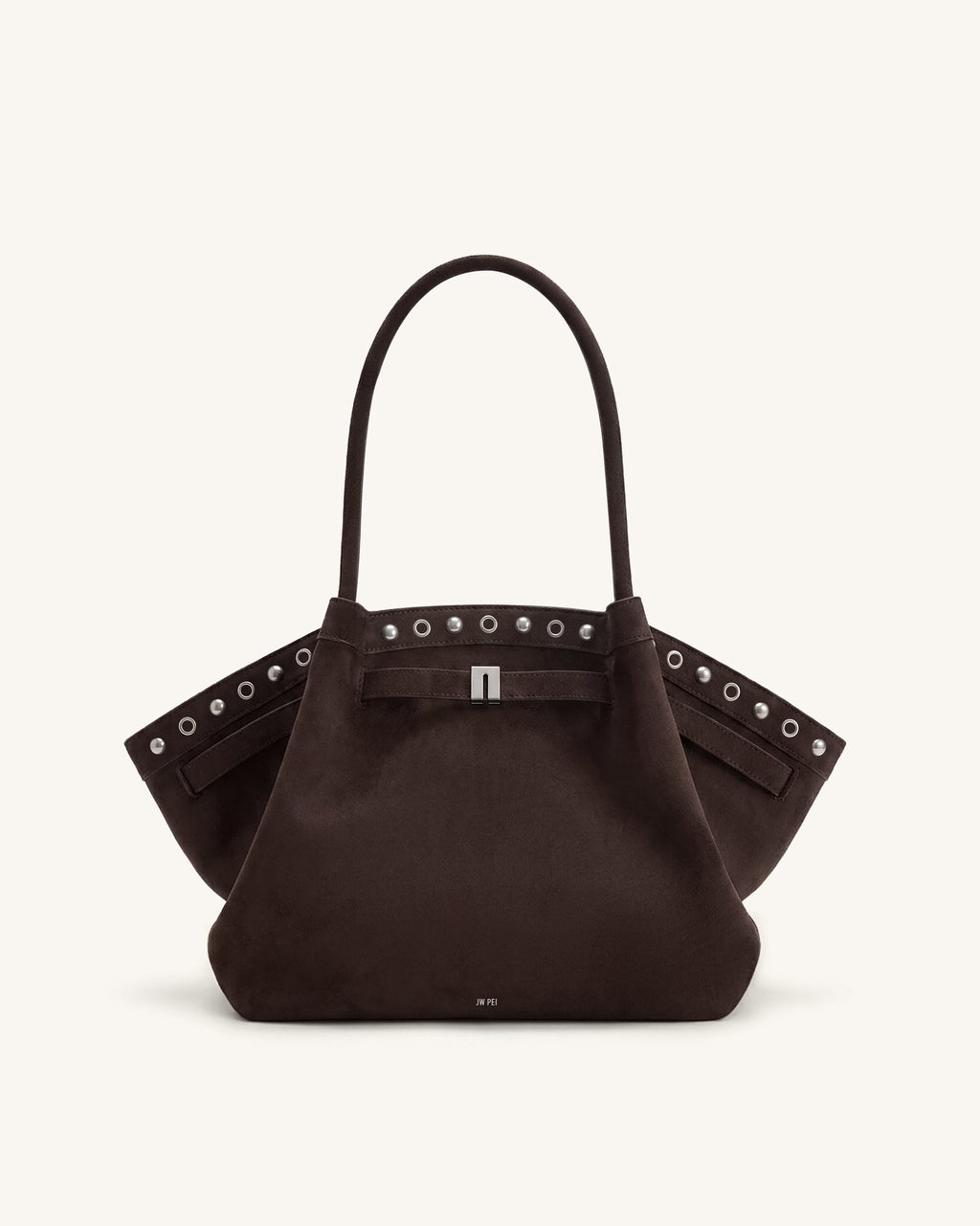 JW PEI Hana Medium Tote Bag – Dark Chocolate Brown