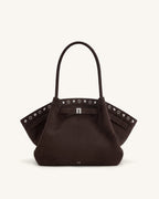 JW PEI Hana Medium Tote Bag – Dark Chocolate Brown