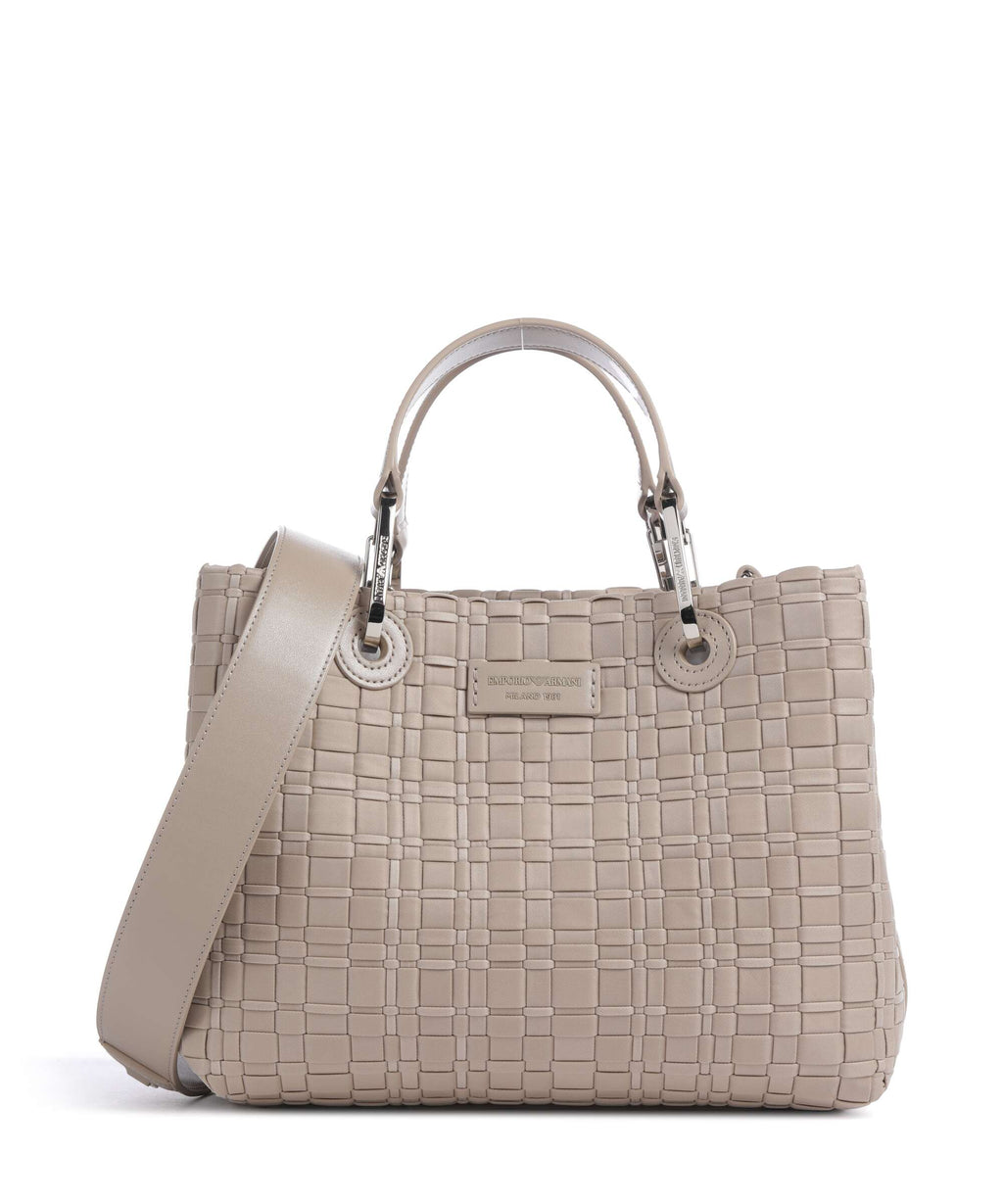 Emporio Armani S Top Handle Bag – Visone