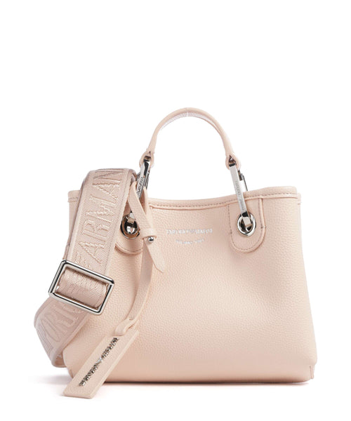 Emporio Armani XS Top Handle Bag – Apricot / Moka